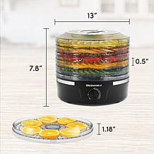 Elite Gourmet 5-Tier Food Dehydrator with Adjustable Temperature Dial