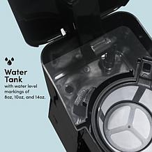 Elite Gourmet Single Serve Personal Coffee Maker with Travel Mug