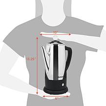 Elite Gourmet Stainless Steel 12 Cup Percolator EC812