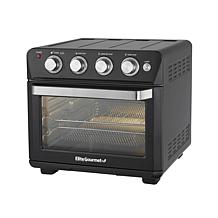 Elite Gourmet X-Large 25L Air Fryer Oven with Interior Light - Black