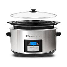 Elite Platinum 8.5-Quart Stainless Steel Digital Slow Cooker