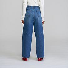 Elle Get the Look Barrel Leg Denim
