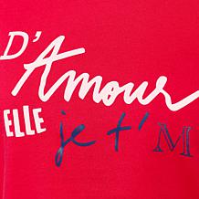 Elle Get the Look Crew-Neck Graphic Tee