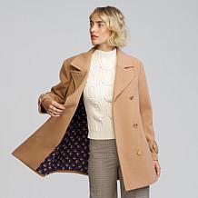 Elle Get the Look Melton Peacoat