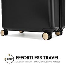 ELLE Louvre 2 Piece Expandable Polycarbonate Spinner Luggage Set