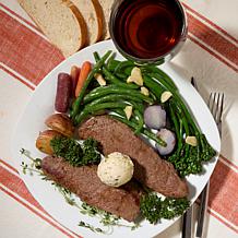 Emeril Lagasse 10-count 6 oz. Black Angus Sirloin Steak with Butter