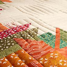 Emryn House 100% Cotton Fall Wreath Quilt Set