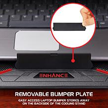 ENHANCE Cryogen Gaming Laptop Cooling Pad - Fits 17" Computer and PS4