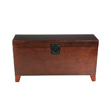 Espresso Pyramid Trunk Cocktail Table