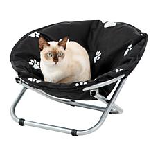 Etna Folding Pet Cot Chair with Water-Resistant Cushion