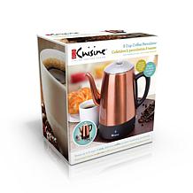 Euro Cuisine Electric Percolator - 8-cup in Copper Finish
