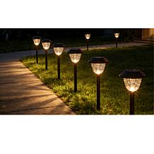 Eveready 8-Piece Solar Color-On-Demand 12 Lumen Pathway Lights