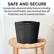 EVO Twin Ceramic Heat Logic Heater with 5 Temperature Settings