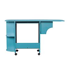 Expandable Rolling Sewing/Craft Station - Turquoise