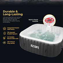 EZLIFE 6 Person Inflatable Hot Tub