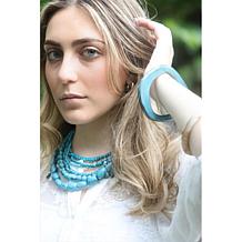 Faire Collection Waterfall Multi-Strand Beaded Necklace
