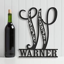 Family Name Personalized Black Small Wood Plaque