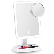 Fancii Aura Lighted White Vanity Makeup Mirror