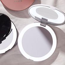 Fancii Lumi 5" White Compact Mirror with LED Lights