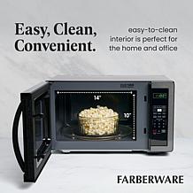 Farberware Classic 1.1 cu. ft. 1000-Watt Microwave - Black Stainless