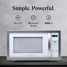 Farberware Classic 1.1 cu. ft. 1000-Watt Microwave - White & Platinum 