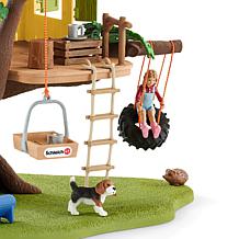Farm World Adventure Tree House Playset with 2 Figurines
