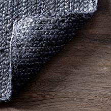 Farmhouse Jute Area Navy Rug