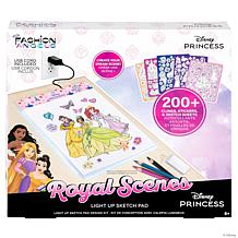 Fashion Angels Light Up Sketch Pad, Disney Princess Royal Scenes