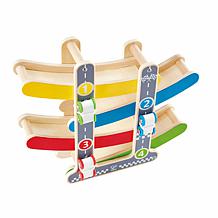 Fast Flip Kid's Colorful Wooden Racetrack