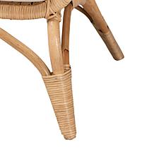 Feya Natural Frame Armchair with Plush Cushions