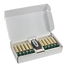 FIA Flame 10-piece Set of Clip-On & Suction LED Taper Candles