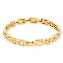 Fiorenza Polished Panther Link Bracelet