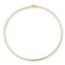 Fiorenza Reversible Omega Chain 17-3/4" Necklace with Magnetic Clasp