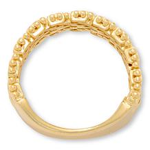 Fiorenza Riccio Detail Gold-Plated Ring