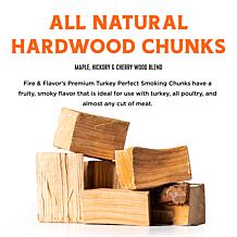 Fire & Flavor FFW206 Premium Smoking Wood Chunks, 4 Pounds, Oak