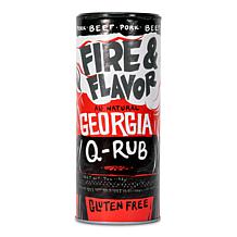 Fire & Flavor Signature Series All Natural Georgia-Q Dry Rub, 7oz