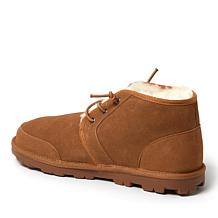 Fireside by Dearfoams Men's Genuine Shearling Lace Up Boot-Shepparton