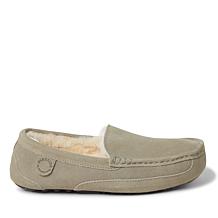Fireside By Dearfoams Men's Melbourne Shearling Moccasin Slippers