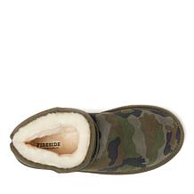 Fireside by Dearfoams Women's Genuine Shearling Ankle Boot - Riverland