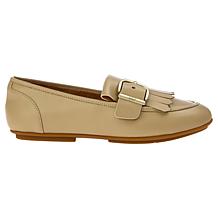 FitFlop Allegro Fringe Buckled Leather Loafer