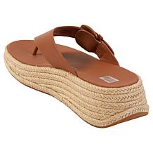 FitFlop® F-Mode Espadrille Leather Flatform
