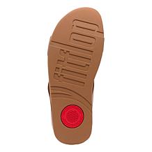 FitFlop Fino Marbled-Stone H-Bar Slides