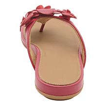 FitFlop Gracie Leather Flower Flip-Flop Sandal