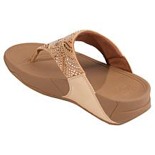 FitFlop Lulu Crystal Feather Toe-Post Sandal