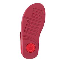 FitFlop Lulu Florrie Leather Toe-Post Sandal