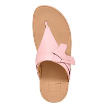 FitFlop Lulu Folded Knot Leather Toe-Post Sandal
