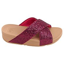 FitFlop Lulu Glitterball Cross Slides