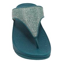 FitFlop Lulu Shimmerglitz Toe-Post Sandal