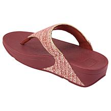 FitFlop Lulu Shimmerweave Toe-Post Sandal