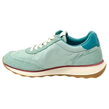 FitFlop Retro-Q Metallic Fabric & Suede Sneaker